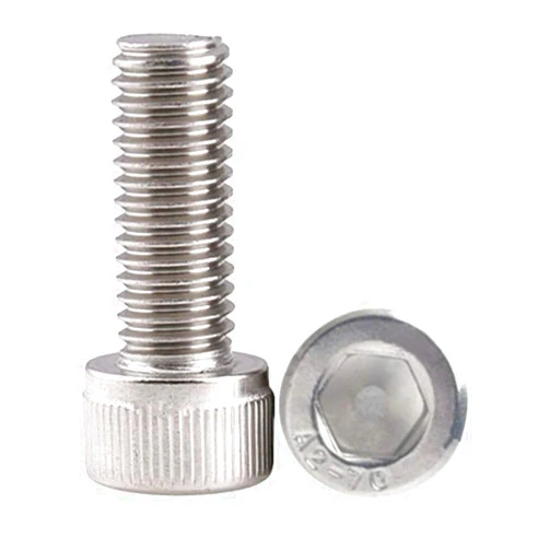 Zw99 M3 x 6mm Socket Head Cap Screw, Full Thread,304 Stainless Steel Hex Socket Cap Bolts 100pcs