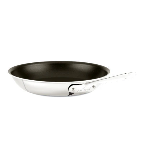All-Clad D3 3-Ply Stainless Steel Non stick Fry Pan 12 Inch, Induction Compatible, Oven Broiler Safe 500F Nonstick Skillet, Kitchen Frying Pan, Cookin Pan, Pots and Pans, Professional Cookware, Silver