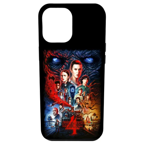 Stranger Things iPhone 15 Pro Max Stranger Things 4 Group Vecna Poster Case