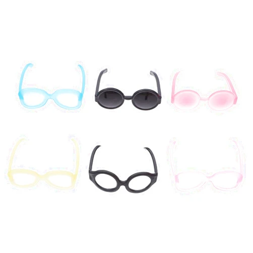 Kisangel 40pcs Mini Doll Glasses Doll Eyeglasses Miniature Sunglasses Mini Glasses Decor for DIY Accessories Doll Dressing Supplies