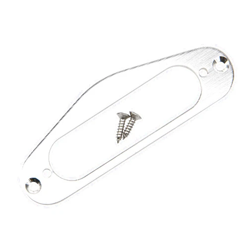 Yootones 1Pcs Yootones Metal Guitar Single Coil Pickup Mounting Ring with Screws Compatible with Fender Stratocaster Strat Guitar (Silver)