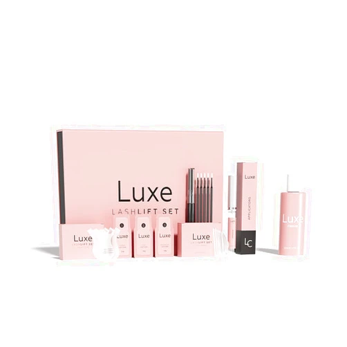 Luxe Cosmetics Lashlift and Cleanser - Professional Eyelash Lift Kit with Gentle Cleansing Formula - Achieve Salon-Quality Results at Home - 3 Applications Complete Set