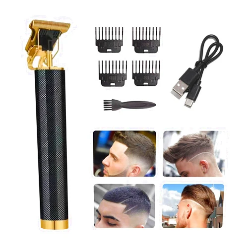 Auzeuner Professional Hair Clippers for Men Electric Haircut Kit Hair Trimmer Grooming Waterproof Rechargeable Close Cutting T Blade Trimmer USB Rechargeable Clippers for Hair Cutting