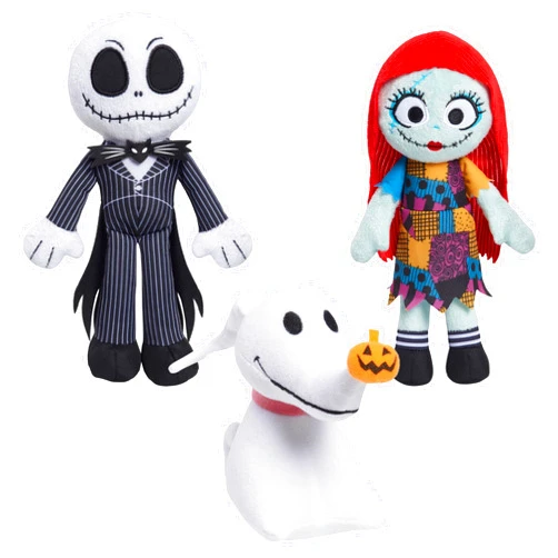 Just Play Disney Tim Burton's The Nightmare Before Christmas Small Plush 3-Pack Bundle, Plush Dolls, Kids Toys for Ages 3 Up