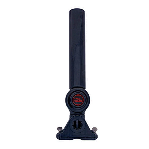 Bert's Custom Tackle Rod Holder New Adjustable Ratchet, Black Lexan Plastic