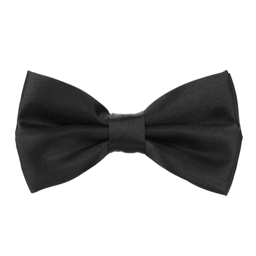 Yolev Black Bow Tie for Boy, Men Adjustable Pre-tied Bow Ties Set, Gift Idea for Adults & Children Classic Adjustable Bow Tie
