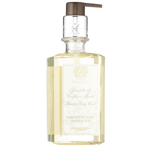 Antica Farmacista Damascena Rose, Orris and Oud Hand and Body Wash, 10 Fl Oz