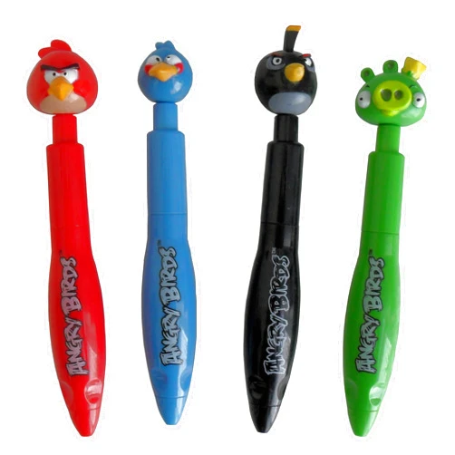 Angry Birds Stationary Clicker Character Pens (4 pack)