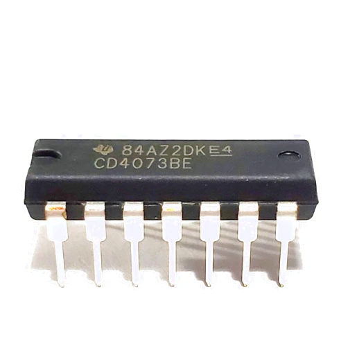 Juried Engineering CD4073BE CD4073 4073 CMOS Triple 3-Input and Gate Breadboard-Friendly IC DIP-14 (Pack of 20)