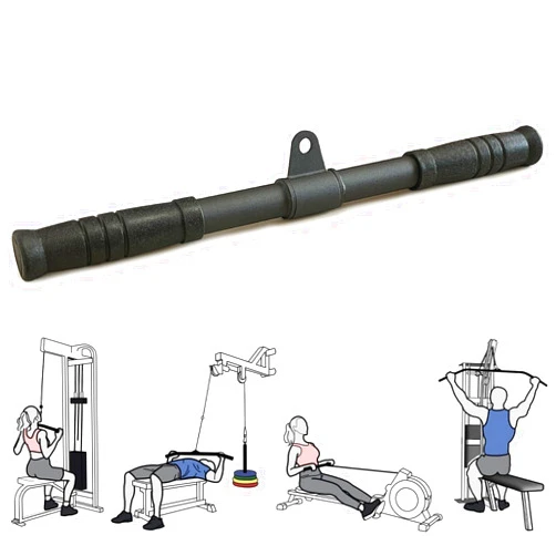 Berufexp Straight Bar, Pull Down Bar 360 Rotating, Lat Pulldown Attachments Cable Attachments For Gym Cable Machine Attachment, Tricep Press Down Curl Bar, Strength Training Cable Attachments