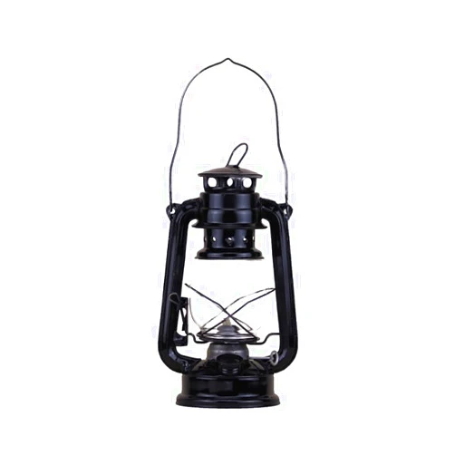 Jorzer Oil Lamps, Retro Kerosene Lamp Vintage Portable Camping Oil Burning Lantern Outdoor Lights Black