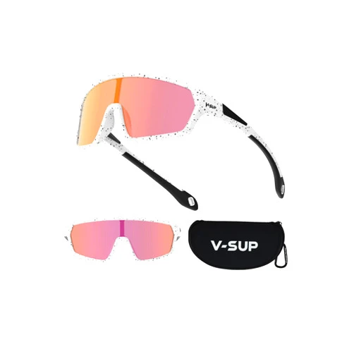 V-SUP Youth Baseball Sunglasses - Unisex Shielded Lens for Ages 8-12, Lightweight Rubber Frame UV400 Protection Sports