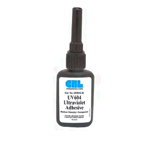 CRL UV604 Medium Viscosity UV/Visible Light Adhesive - 30 grams by CR Laurence
