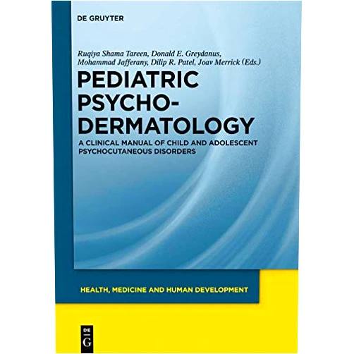 By Ruqiya Shama Tareen (Editor, Contributor), Donald E. Greydanus (Editor, Contributor), Mohammad Jafferany (Editor, Contributor), Dilip R. Patel (Editor, Contributor), Joav Merrick (Editor), Elizabeth A. Burns (Foreword), Andrew Finlay (Foreword), Meagan Barrett (Contributor), Eulalia Baselga (Contributor), Mohammad Khurshid Azam Basra (Contributor), Joseph L. Calles Jr. (Contributor), Arthur N. Feinberg (Contributor), Roland W. Freudenmann (Contributor), Zeba Hasan Hafeez (Contributor), Misha M. Heller (Contributor), Josephine L. Howard (Contributor), Manmohan K. Kamboj (Contributor), Peter Lepping (Contributor), Servando E. Marron (Contributor), Ladan Mostaghimi (Contributor), Jenny Murase (Contributor), Helen Pratt (Contributor), Adam Reich (Contributor), Sandra Ros (Contributor), Philip D. Shenefelt (Contributor), Tor A. Shwayder (Contributor), Jacek C. Szepietowski (Contributor), Stefani Takahashi (Contributor), Anam Nisar Tareen (Contributor), Therdpong Tempark (Contributor), Lucia Tomas-Aragones (Contributor) & 29 more Format: Kindle Edition Pediatric Psychodermatology: A Clinical Manual of Child and Adolescent Psychocutaneous Disorders (Health, Medicine and Human Development)