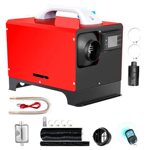 VEVOR Diesel Air Heater, One Outlet Hole, with Black LCD, 8KW Parking Heater, All in One 12V Truck Heater, Remote Control, Fast Heating Diesel Heater, For RV Truck, Boat, Bus, Car Trailer, Motorhomes
