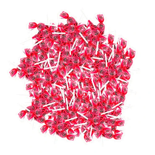 CandyKrave Tootsie Pops Mini Lollipops - Watermelon Flavored Miniature Pops - Individually Wrapped, Gluten Free, Fruity Hard Candy for Pantry, Birthdays, New Year & Christmas (1 lbs)