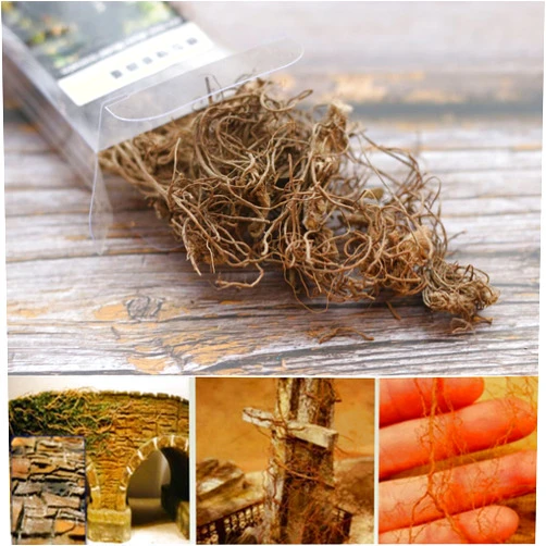 Warmtree Miniature Root Vine Vegetation Train Root Model Scene Plant Stems for DIY Mini Model Military Scene Railway Fairy Garden Diorama Scenery Landscape