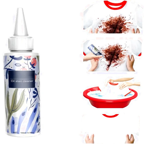 Giroayus Nml Stain Remover, Nml Stain Remover for Clothes, Clothes Oil Stains Remover, Garment Stubborn Stain Cleaner, Emergency Stain Rescue Stain Remover, Fabric Stain Remover Removes Oil (1 pc)