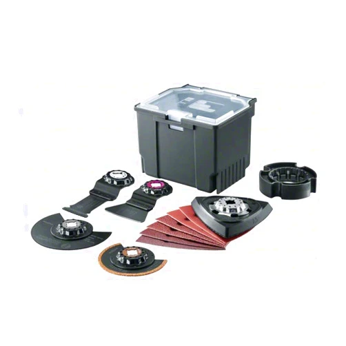 Bosch Accessories Bosch Home and Garden 2609256F49 Bosch Universal Project Set 12 Pieces Mix & Match PMF 250 CES Small Accessory Box, Black