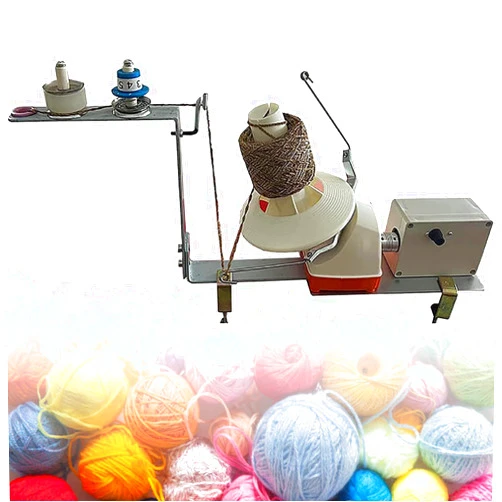 QXIUDDYS Automatic Yarn Ball Winder Electric Knitting Roller Twine, Adjustable Speed, Easy to Set Up and Use, It can Wind up to 500g Yarn for Metal Yarn, Wool, String, Nylon Yar