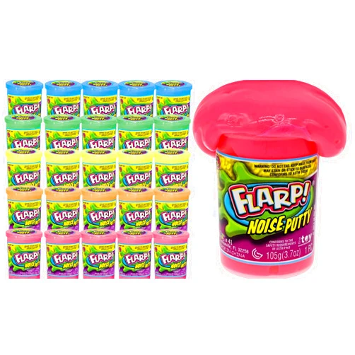 JA-RU Scented Flarp Noise Putty for Kids (24 Units Assorted) Fart Noise Maker. Hand Therapy Putty. Stress Relief Toy. Slime Party Favors & Goody Bag Stuffers. 10041-24p