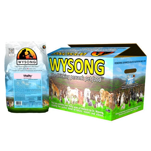 Wysong Vitality Adult Feline Formula Dry Diet Cat Food, Four- 5 Pound Bags