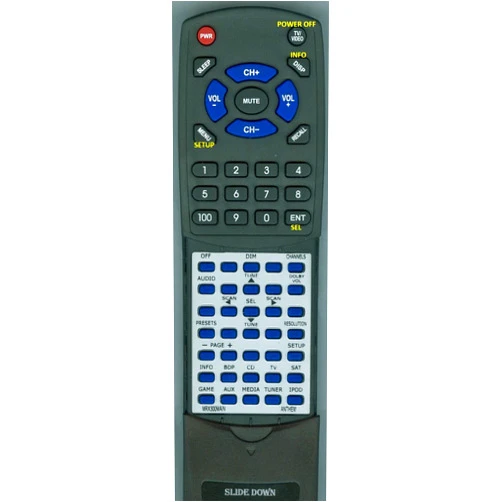 Redi-Remote Replacement Remote Control for Anthem MRX300 Main, MRX500 Main, MRX700 Main