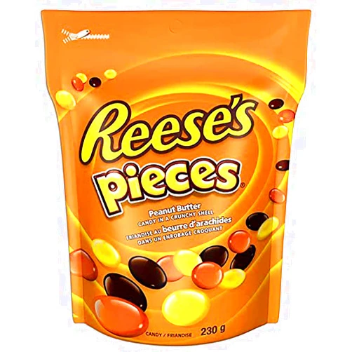 REESE PIECES Chocolate Peanut Butter Candy, 230 Gram