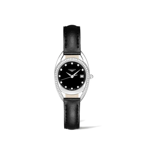 Longines Equestrian Collection Arche Quartz Diamond Black Dial Ladies Watch L6.136.0.57.0