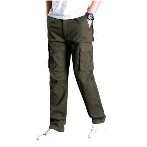 BIANGOD.US.STORE Men's Ripstop Relaxed-Fit Cargo Pants?Multi Pocket Combat Work Pants?Hiking Work Trousers