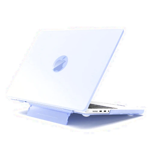 BaayCerrie Suitable for Purple MacBook Air 13 inch Case with Stand Model A2337 A2179 A1932, 2022 2021 2020 2019 2018