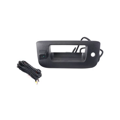 FEIDKS Tailgate Replace Rear View Camera Backup Tailgate Handle Camera Compatible with Chevy Silverado and GMC Sierra 2007-2013,Tailgate Door Handle Replacement Camera(Color: Black)