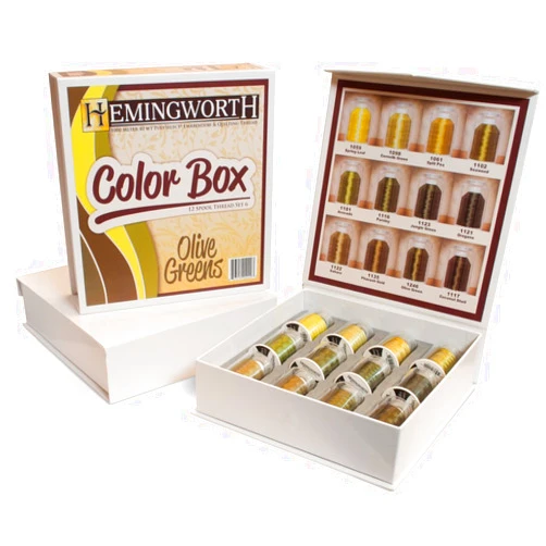 Hemingworth Color Box / 6 Olive Greens