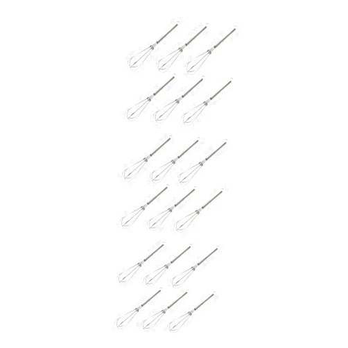 Cabilock 18 Pcs Egg Hand Whisk Sauce Whisk Mini Whisk Cream Whisk Mixer Protein Powder Mixer