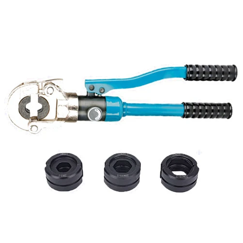LANGLIER Copper Tube fittings Crimping tool 360 degrees rotating head with 1/2,3/4 and 1-inch Jaw for ProPress copper fitting-manufactured and Copper Tube Connectionith