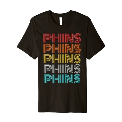 Phins Shirt Vintage Retro Apparel Retro Vintage Phins Premium T-Shirt
