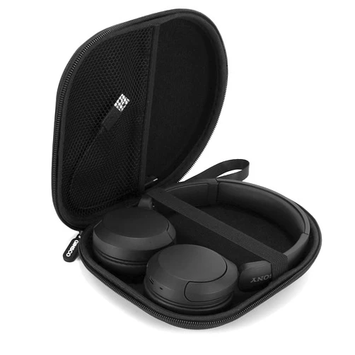 Ginsco Case Compatible with JBL Tune 510BT Bluetooth Headphones, with JBL Tune 520BT/670NC Live 460NC, with Sony WH-CH520/510, Portable Travel Carrying Headphone Case for On Ear Headphones (Black)