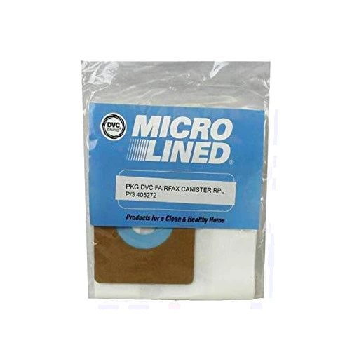 DVC Fairfax Canister Micro Allergen Vacuum Cleaner Bags Made in USA [ 18 Bags ]