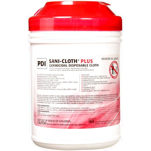 PDI Healthcare 51017M Sani-Cloth Plus Germicidal Cloth, 6