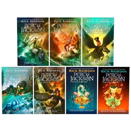 By Rick Riordan (Author), 9780786856299 9780786856862 (Author), 9781423101451 9781423101468 (Author), 9781423101475 9781368098175 (Author), 9781368107631 (Author) & 2 more Percy Jackson and the Olympians Hardcover Collection (7 Books)