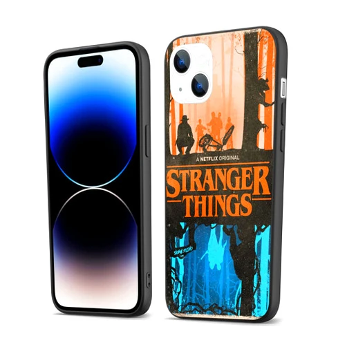 ZHEHAOGUO Compatible with iPhone 15 Case, Full Body Protective Cover, Shockproof Slim Phone Case (Horror-Stranger-Things-5)