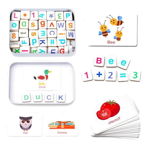 Coogam Magnetic Letters Numbers Alphabet Fridge Magnets ABC 123 Educational Toy Set Preschool Learning Spelling Counting Uppercase Lowercase Math for 3 4 5 Years Kid Toddler