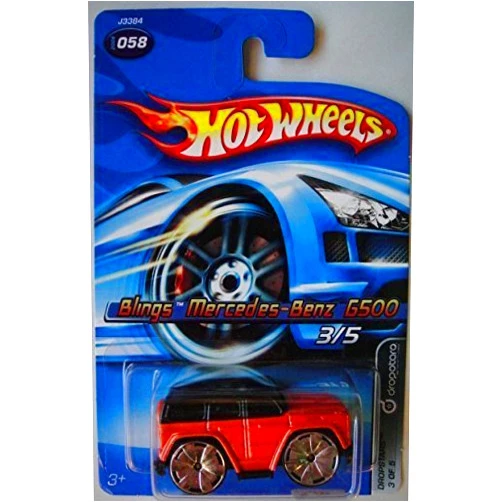 Hot Wheels DROPSTARS Burnt Orange BLINGS Mercedes Benz G500 #058