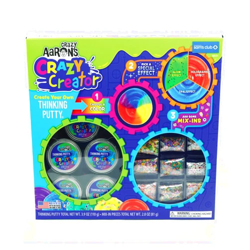 Crazy Aaron's Crazy Creator Thinking Putty Kit - Never Dries Out - Sensory Play Putty - Creative Toy for Kids and Adults - Crazy Aaron’s Thinking Putty® - Made in The USA