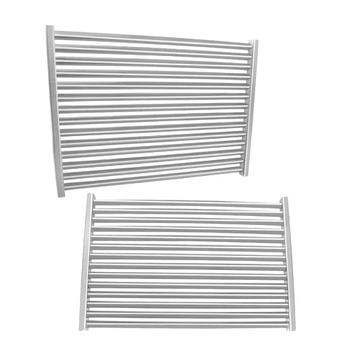 NEURARC 19.5 Inch Stainless Steel Grill grates Replacement Parts for Weber 7524 7528,Genesis 300 Series,Genesis E-310 E-330,Set of 2 Cooking Grid Grates(19.5