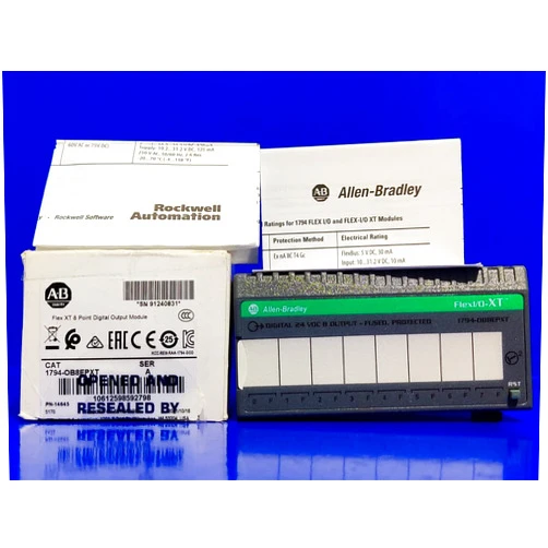 A-B 1794-OB8EPXT Módulo de Salida/Flex I/O-XT 24 V CC 8 salidas 2 A protegido / 1794OB8EPTX 1794-1794 PLC Master
