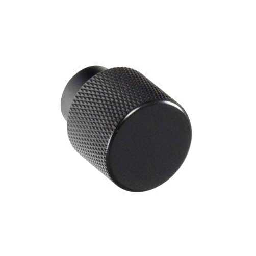 CKP #6800 CKP Brand Linear Aluminum 1 in. (25mm) Knurled Knob, Black - 10 Pack