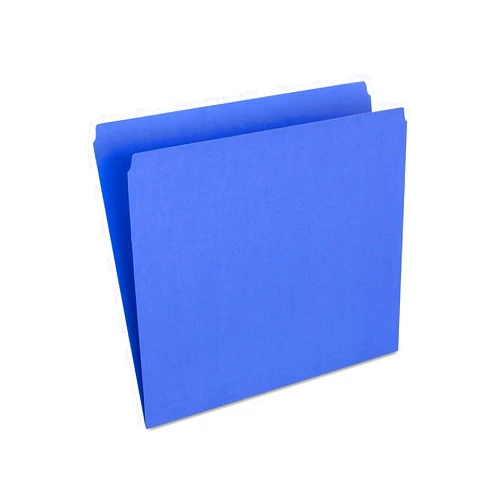 HiTouch Business Services TR509679/509679 File Folders, Straight Cut, Letter Size, Blue, 100/Box