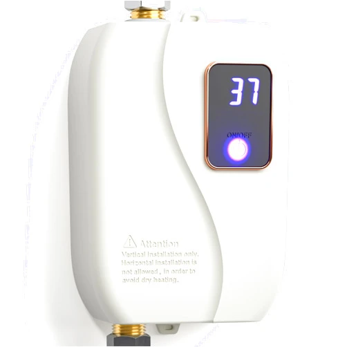 Generic Tankless Water Heater Electric, 3000W 110V Under Sink Instant Hot Water Heater, Mini RV On Demand Water Heater for Kitchen Bathroom, white