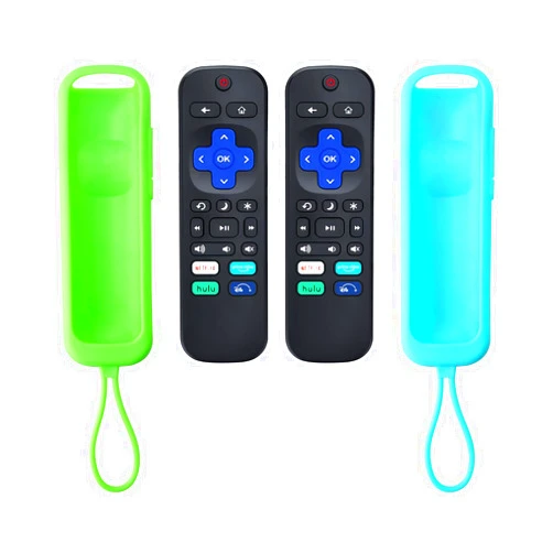 HANKLPH (Pack of 2) Replacement Remote for Roku TV with Soft Silicone Case, Universal Remote for TCL Roku/Hisense Roku/Onn Roku/Westinghouse Roku/Philips Roku Smart TVs (Not for Roku Stick/Box)